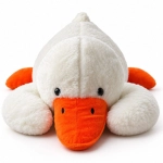 Pluszak z kocem Trusty kaczka 70 cm Biały - White