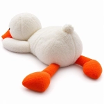 Pluszak z kocem Trusty kaczka 70 cm Biały - White