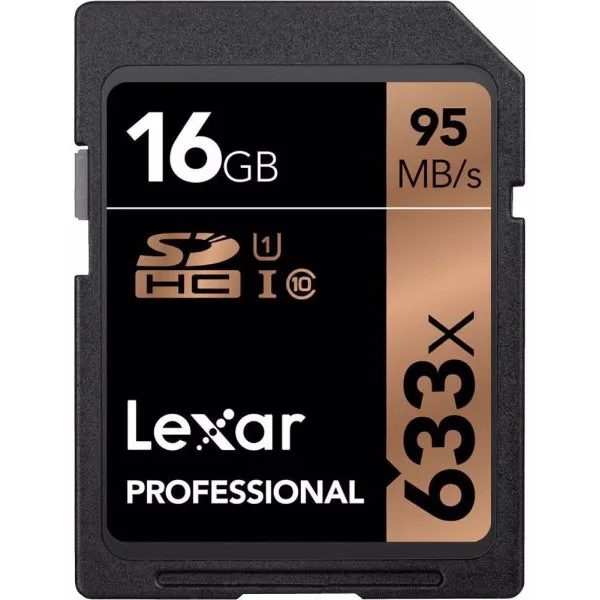 Karta pamięci Lexar Professional SDHC 16GB 633X UHS-I (95 MB/s)