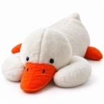 Pluszak z kocem Trusty kaczka 70 cm Biały - White