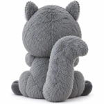 Pluszak z kocem Trusty wiewiórka 45 cm Szary - Grey