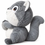 Pluszak z kocem Trusty wiewiórka 45 cm Szary - Grey