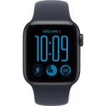 Apple Watch SE 3 (2025) GPS 40mm koperta aluminiowa Midnight + pasek Navy Blue Sport Band S/M