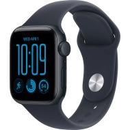 Apple Watch SE 3 (2025) GPS 44mm koperta aluminiowa Midnight + pasek Navy Blue Sport Band M/L
