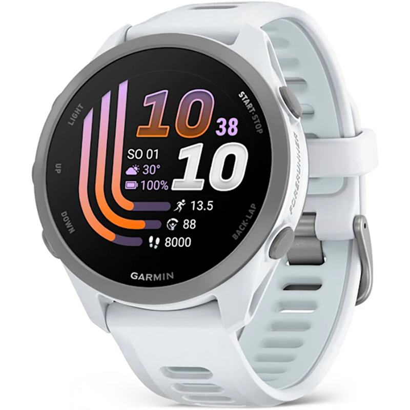 Smartwatch Garmin Forerunner 170 Music 42mm Biały - Whitestone-Cloud Blue
