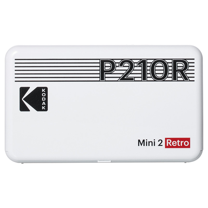 Drukarka przenośna Kodak Mini 2 Bundle + 38 arkuszy Biała - White