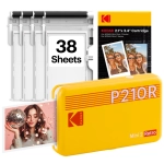 Drukarka przenośna Kodak Mini 2 Bundle + 38 arkuszy Żółta - Yellow