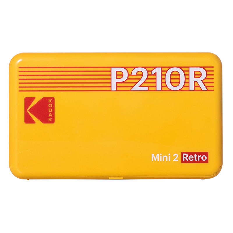 Drukarka przenośna Kodak Mini 2 Bundle + 38 arkuszy Żółta - Yellow