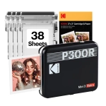 Drukarka przenośna Kodak Mini 3 Bundle + 38 arkuszy Czarna - Black