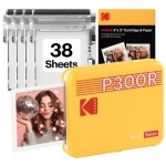 Drukarka przenośna Kodak Mini 3 Bundle + 38 arkuszy Żółta - Yellow