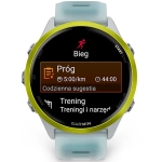 Smartwatch Garmin Forerunner 570 47mm Żółto-turkusowy - Amp Yellow-Turquoise