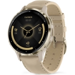 Smartwatch Garmin Venu 3S 41mm Złoto-beżowy - Soft Gold-French Gray