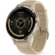 Smartwatch Garmin Venu 3S 41mm Złoto-beżowy - Soft Gold-French Gray