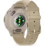 Smartwatch Garmin Venu 3S 41mm Złoto-beżowy - Soft Gold-French Gray