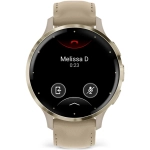 Smartwatch Garmin Venu 3S 41mm Złoto-beżowy - Soft Gold-French Gray