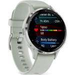 Smartwatch Garmin Venu 3S 41mm Srebrno-szałwiowy - Sage Grey