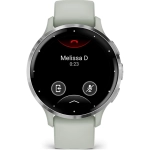 Smartwatch Garmin Venu 3S 41mm Srebrno-szałwiowy - Sage Grey
