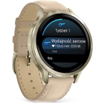 Smartwatch Garmin Venu 4 41mm Złoto-beżowy - Lunar Light Sand