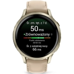 Smartwatch Garmin Venu 4 41mm Złoto-beżowy - Lunar Light Sand