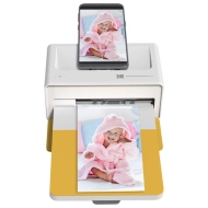 Drukarka przenośna Kodak Dock Plus Bundle + 50 arkuszy Biało-Żółta - White-Yellow