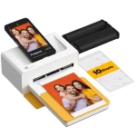 Drukarka przenośna Kodak Dock Plus Bundle + 10 arkuszy Biało-Żółta - White-Yellow