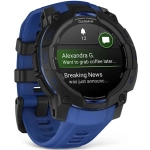 Smartwatch Garmin Instinct 3 45mm Czarno-niebieski - Black-Bolt Blue