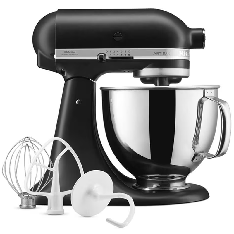 Robot kuchenny KitchenAid Artisan 5KSM125 4.8 L Czarny mat - Matte Black
