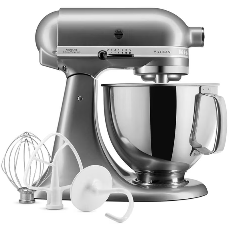 Robot kuchenny KitchenAid Artisan 5KSM125 4.8 L Srebrny - Contour Silver