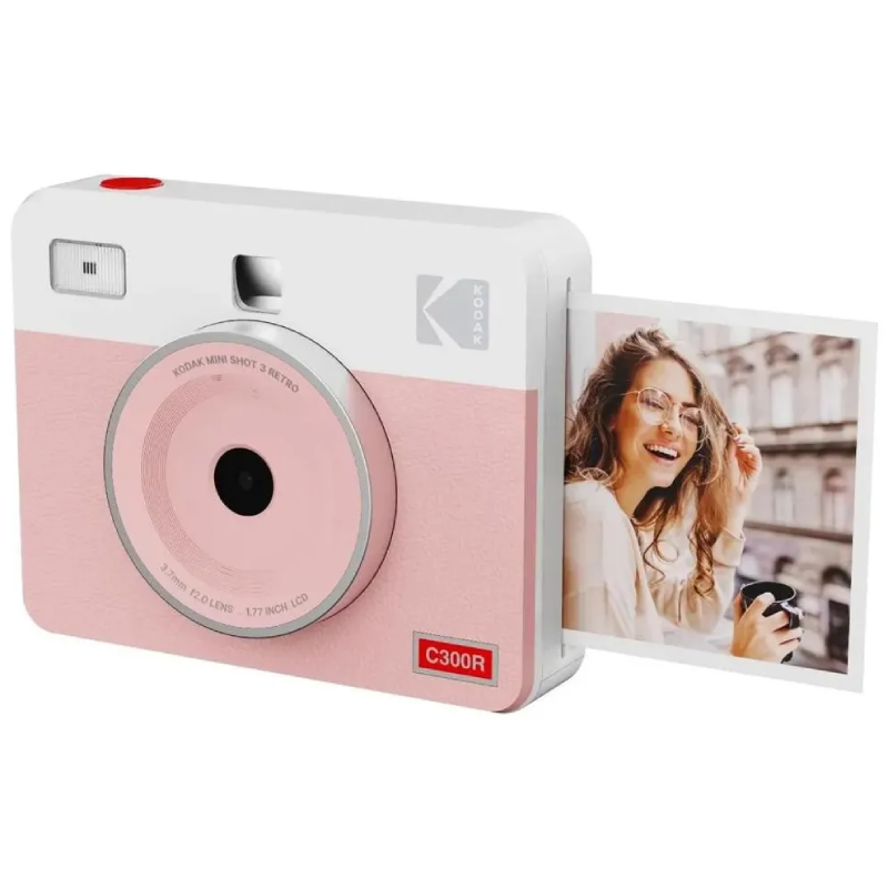 Aparat natychmiastowy Kodak Mini Shot 3 Instant Print Camera Różowy - Pink