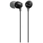 Słuchawki Sony MDR-EX15AP Czarne - Black