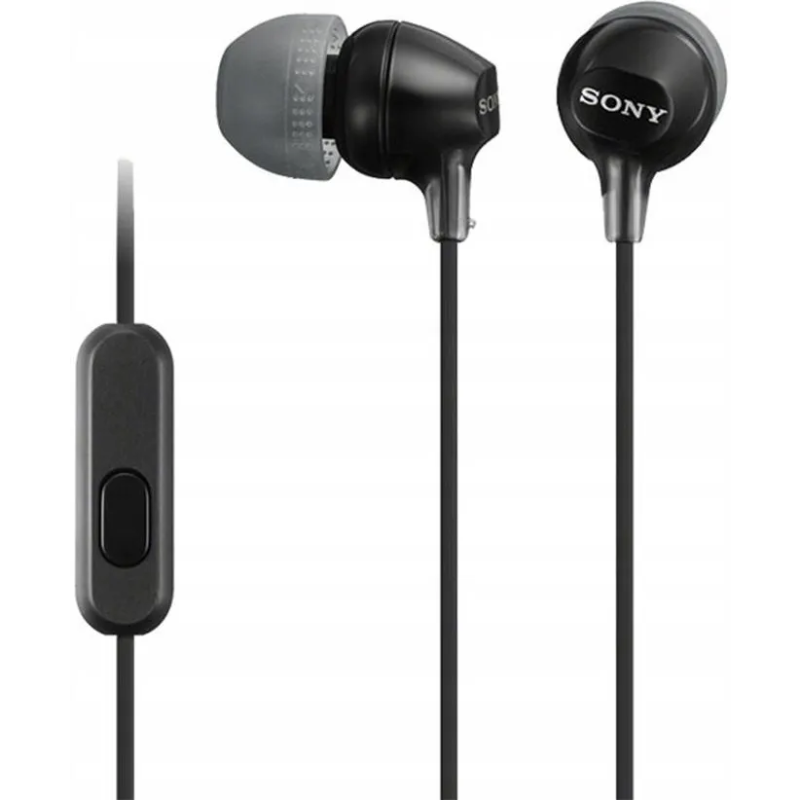 Słuchawki Sony MDR-EX15AP Czarne - Black