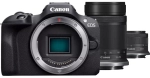 Canon EOS R100 + RF-S 18-45 mm f/4.5-6.3 IS STM + 55-210 mm f/5-7.1 IS STM