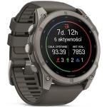 Smartwatch Garmin Fenix 9 51mm Szary - Pebble Gray