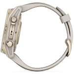 Smartwatch Garmin Fenix 8 43mm Sapphire Złoto-szary - Soft Gold-Fog Grey