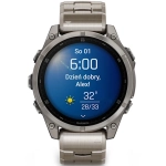 Smartwatch Garmin Fenix 8 47mm Sapphire Tytan - Titanium