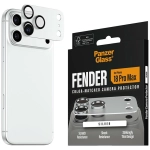 Szkło hartowane na aparaty PanzerGlass Fender do iPhone 18 Pro Max Srebrne - Silver