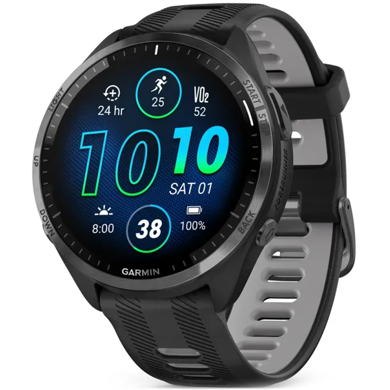 Smartwatch Garmin Forerunner 965 Czarno-szary - Black-grey
