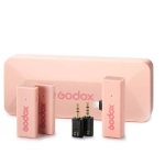 System mikrofonowy bezprzewodowy Godox MoveLink Mini LT Kit 2 Różowy - Pink