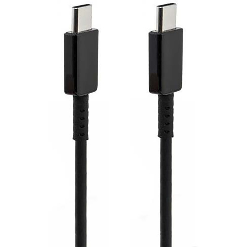Kabel Economy E-Marker USB-C 100W 1m. Czarny - Black