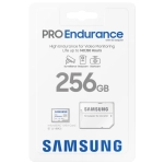 Karta pamięci Samsung microSDXC Pro Endurance 256 GB 100/40MBs U3 V30 + Adapter Biała - White