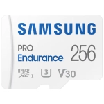 Karta pamięci Samsung microSDXC Pro Endurance 256 GB 100/40MBs U3 V30 + Adapter Biała - White