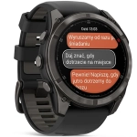 Smartwatch Garmin Fenix 8 Pro 51mm LTE Czarno-szary - Black-Pebble Grey