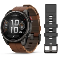 Smartwatch Garmin Fenix 8 Pro 47mm LTE Szaro-brązowy - Carbon Grey-Chestnut