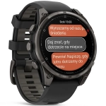 Smartwatch Garmin Fenix 8 Pro 47mm LTE Czarno-szary - Black-Pebble Grey