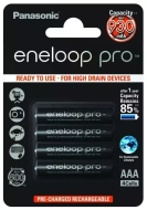 Akumulatorki Panasonic Eneloop PRO R03 AAA 930 mAh - 4 szt. (blister)