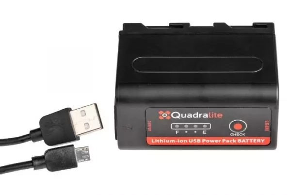 Akumulator z USB Quadralite NP-F750
