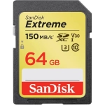 Karta pamięci SanDisk Extreme SDXC 64 GB C10 V30 UHS-I U3 (150 MB/s)