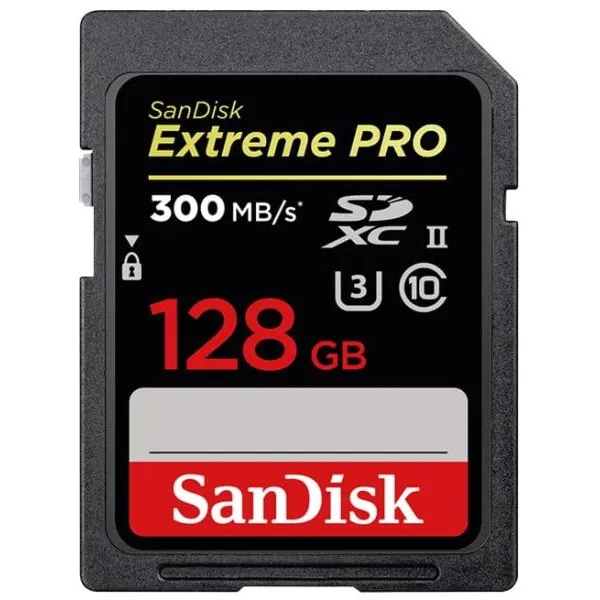 Karta pamięci Sandisk Extreme Pro SDXC 128 GB UHS-II U3 (300 MB/s)