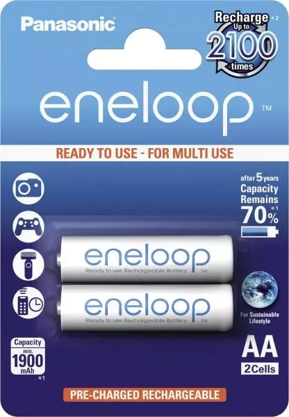Akumulatorki Panasonic Eneloop R6/AA 1 900 mAh 2szt