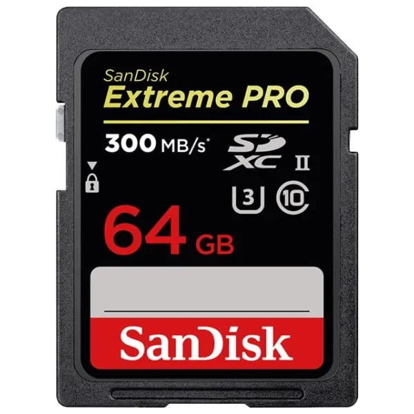 Karta pamięci Sandisk Extreme Pro SDXC 64 GB UHS-II U3 (300 MB/s)